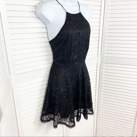 Urban Outfitters Kimchi Blue Lace Fit & Flare Mini Dress | Size M - Picture 3 of 11